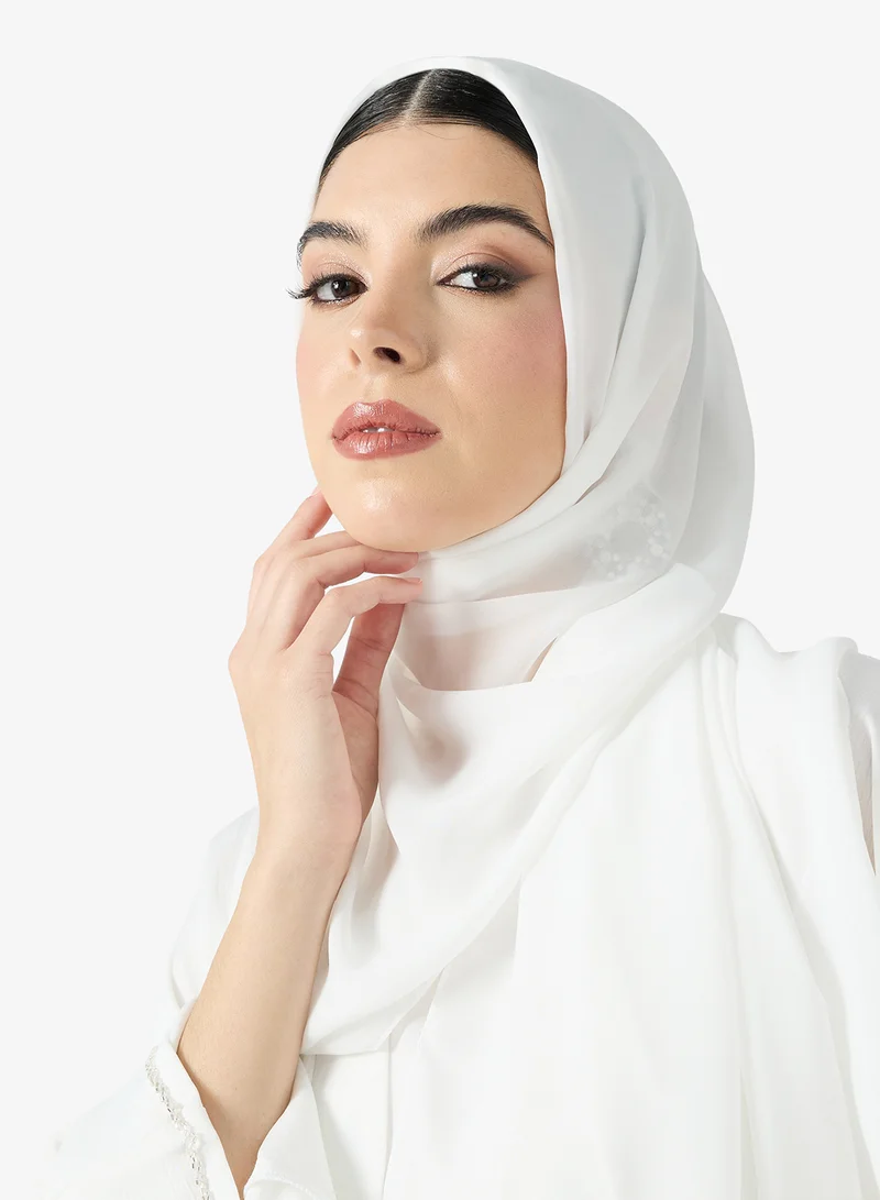 hayas closet  Abaya with pleat details for Women | Best Price UAE